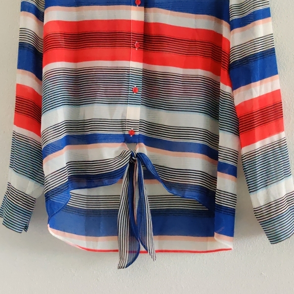 LAUNDRY BY SHELLI SEGAL - Button Down Shirt - SZ S - Picture 2 of 7